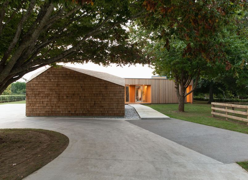 Shibui House: sculptural forms