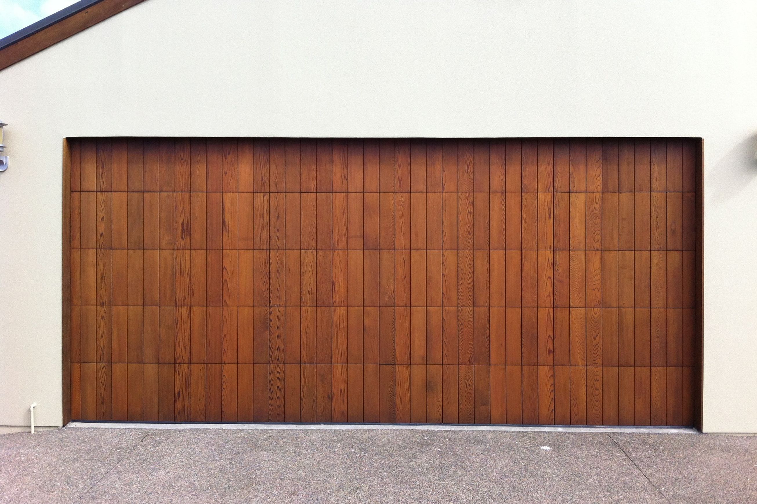 Shiplap Timber Garage Door