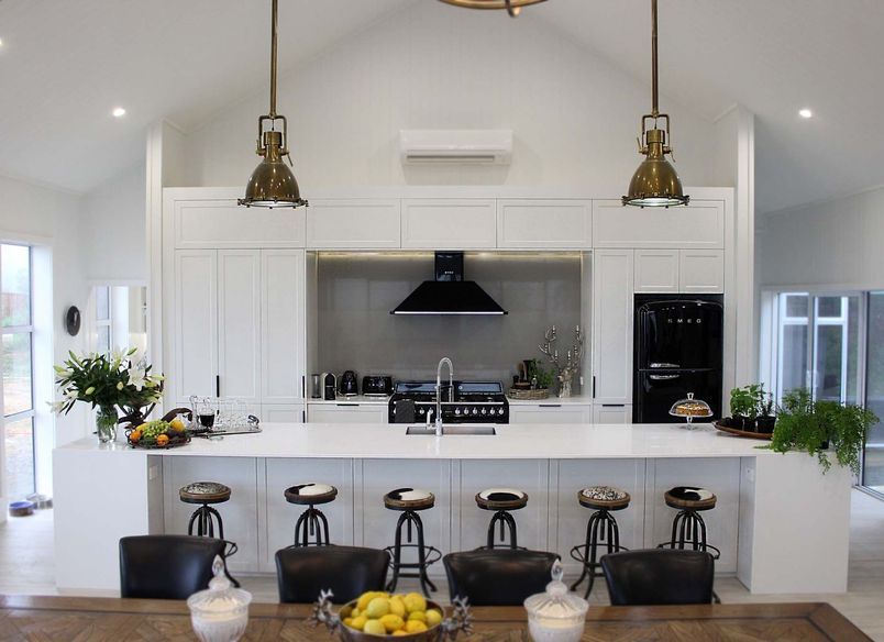 Sleek Country Barn Style Kitchen