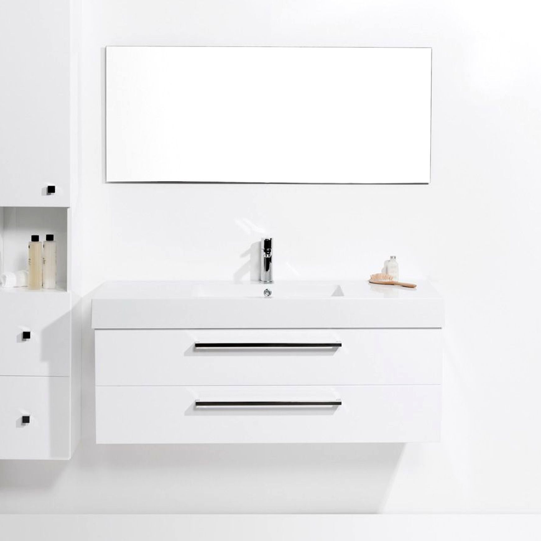 Splash Wall-Hung Vanity, 2 Drawers
