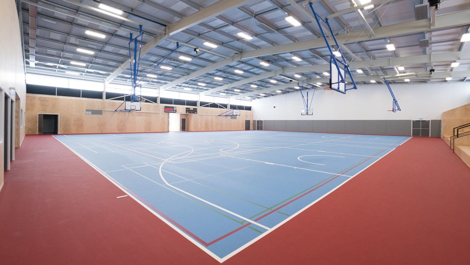 St Thomas Sports Hall banner