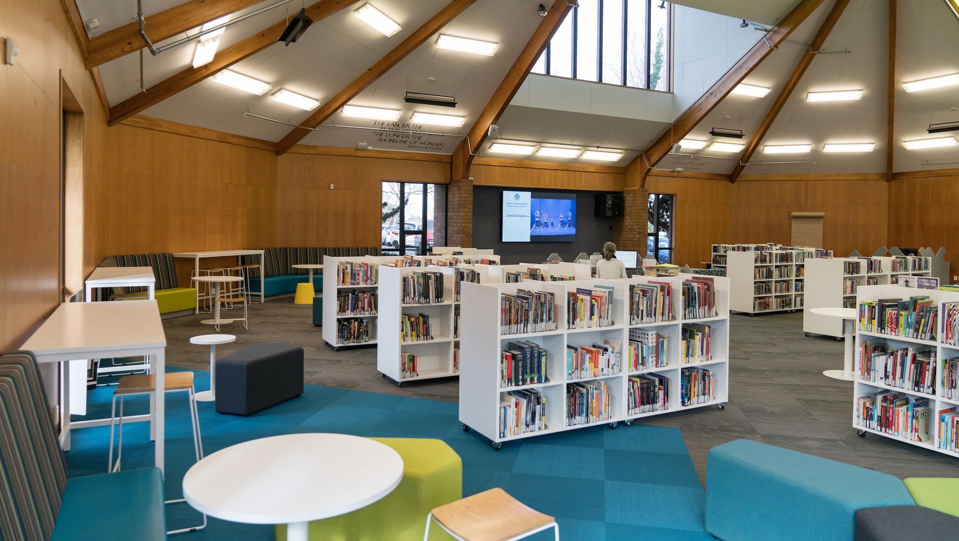 St Kentigern College Library banner