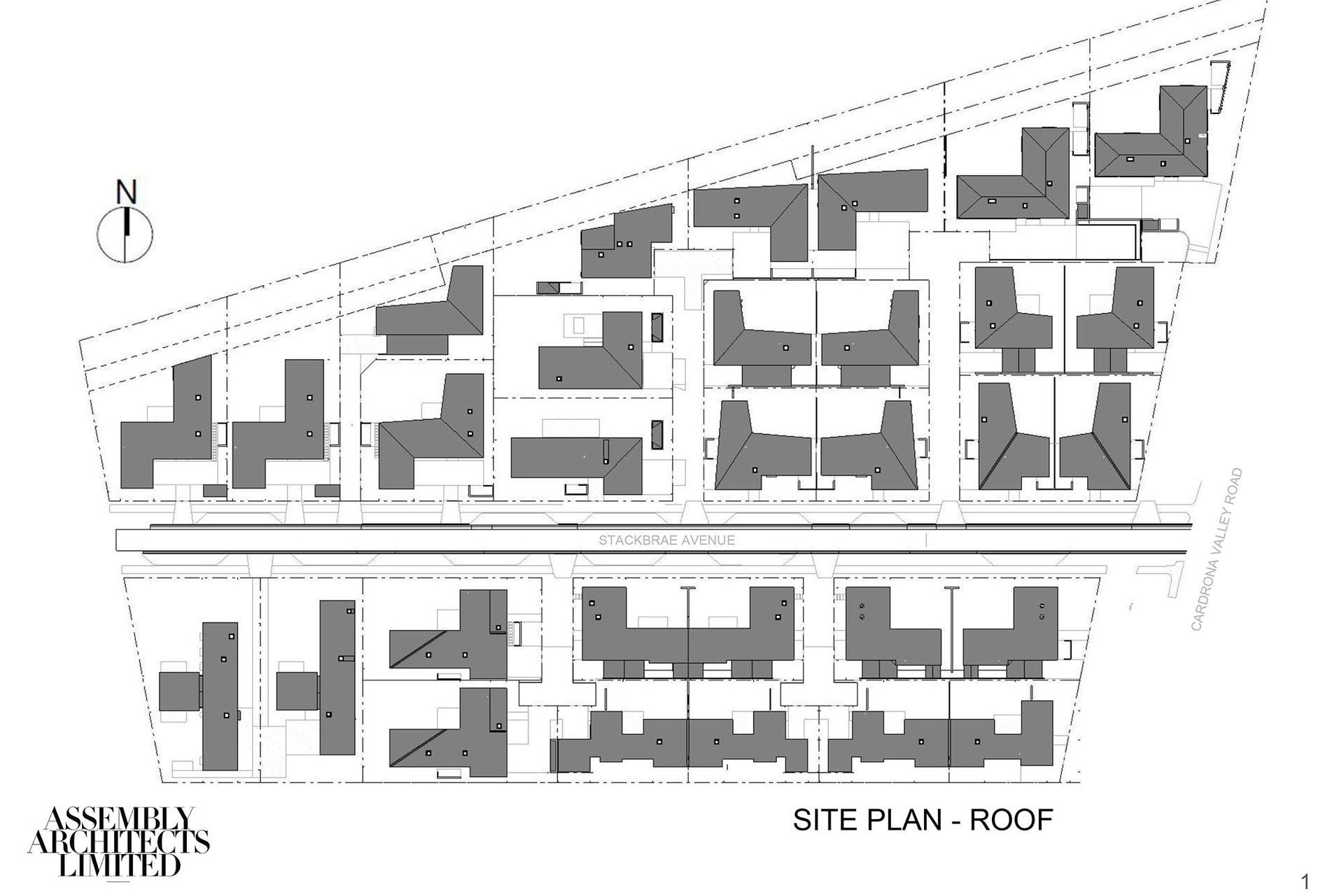 Site plan – roof by Assembly Architects.