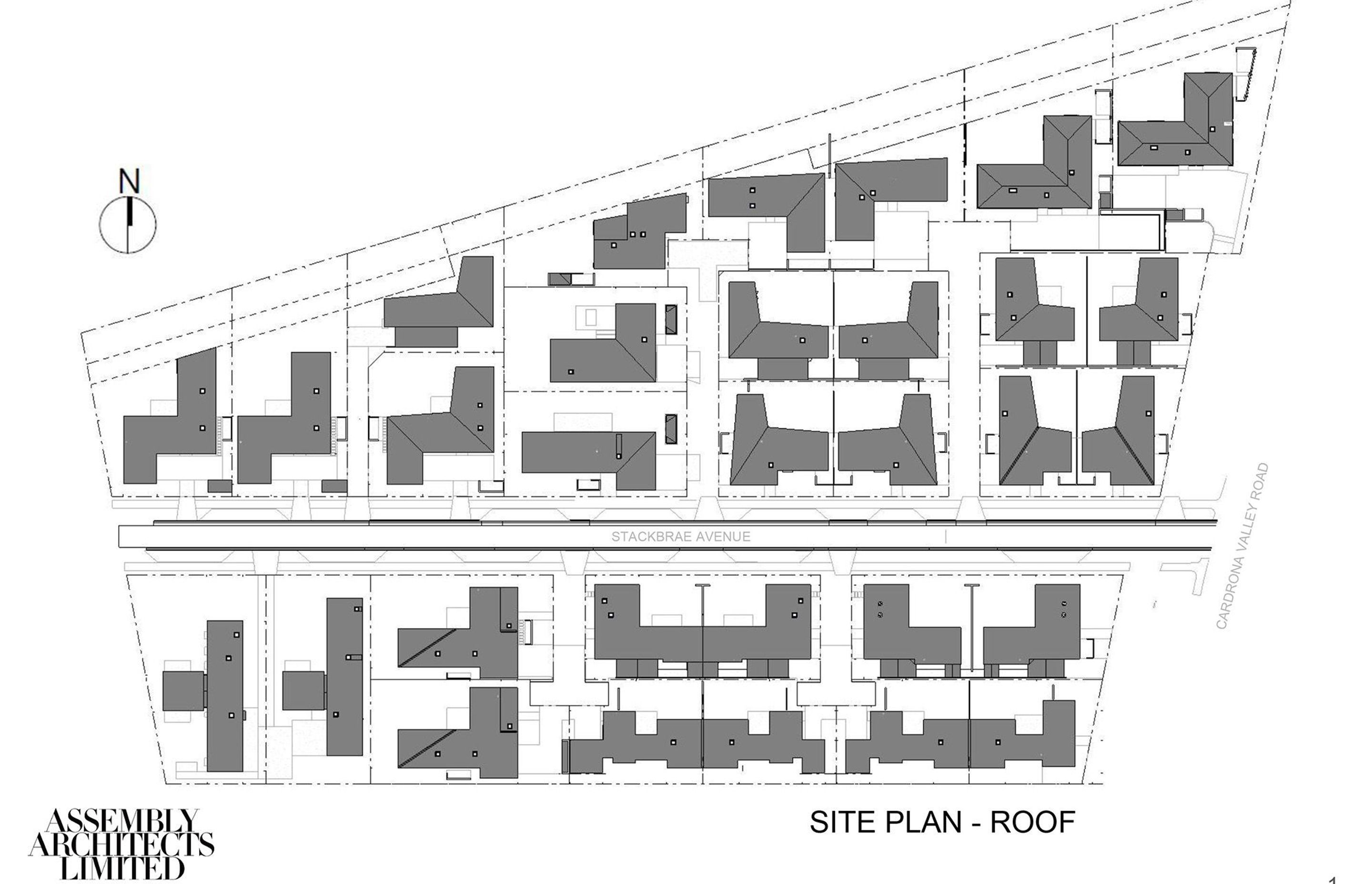 Site plan – roof by Assembly Architects.