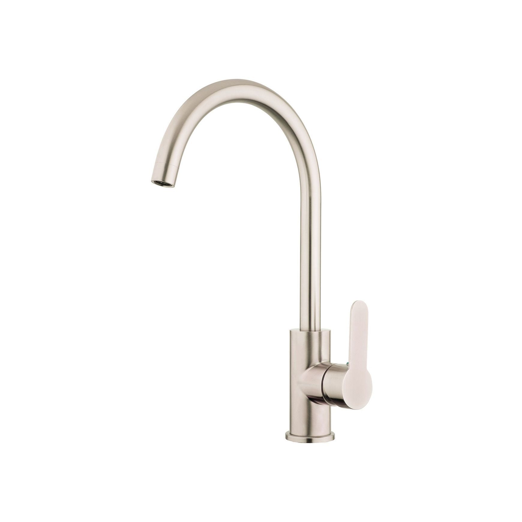 Stainless Gooseneck Sink Mixer with Cold Start tech