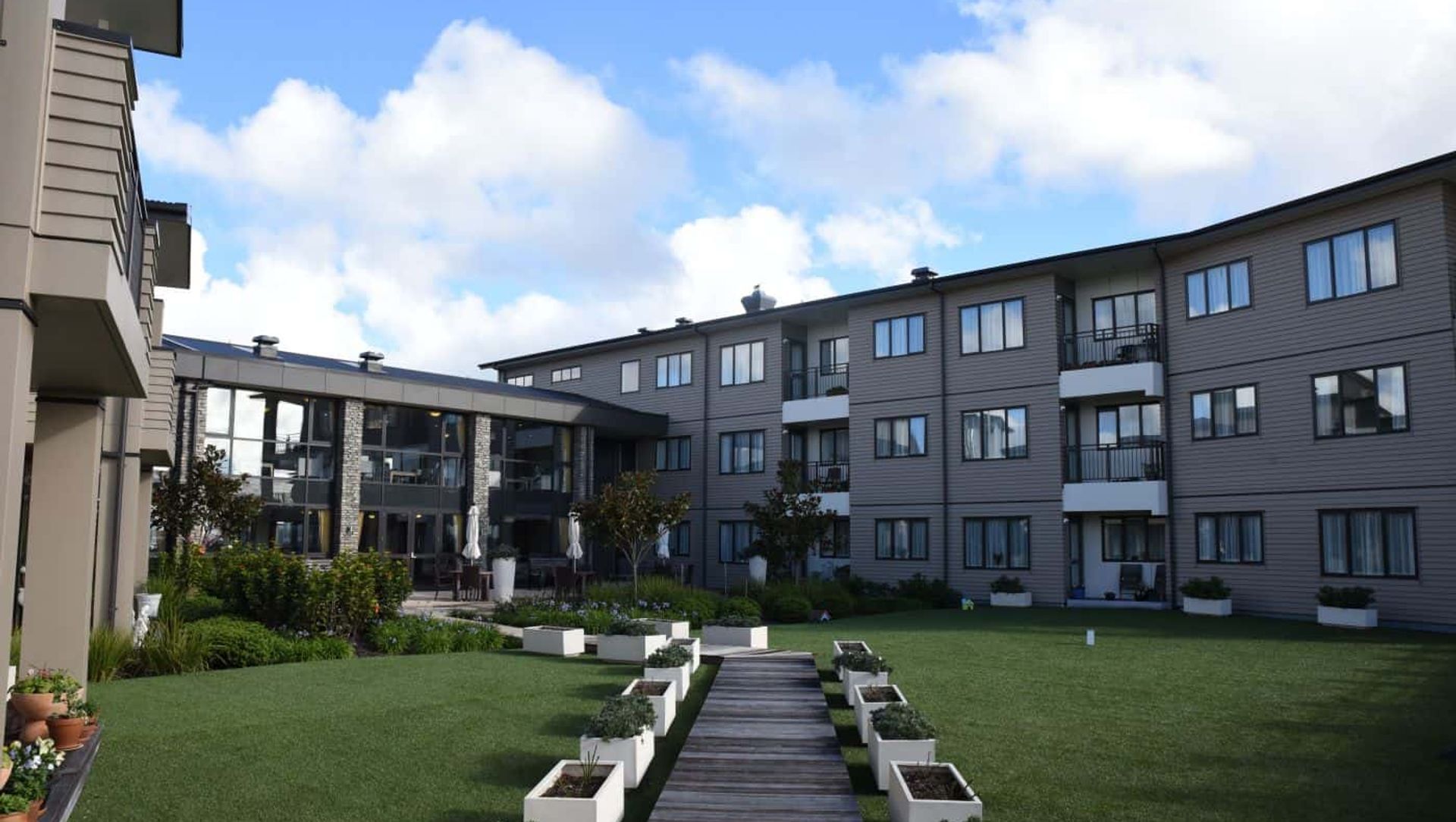 Sunset Village banner