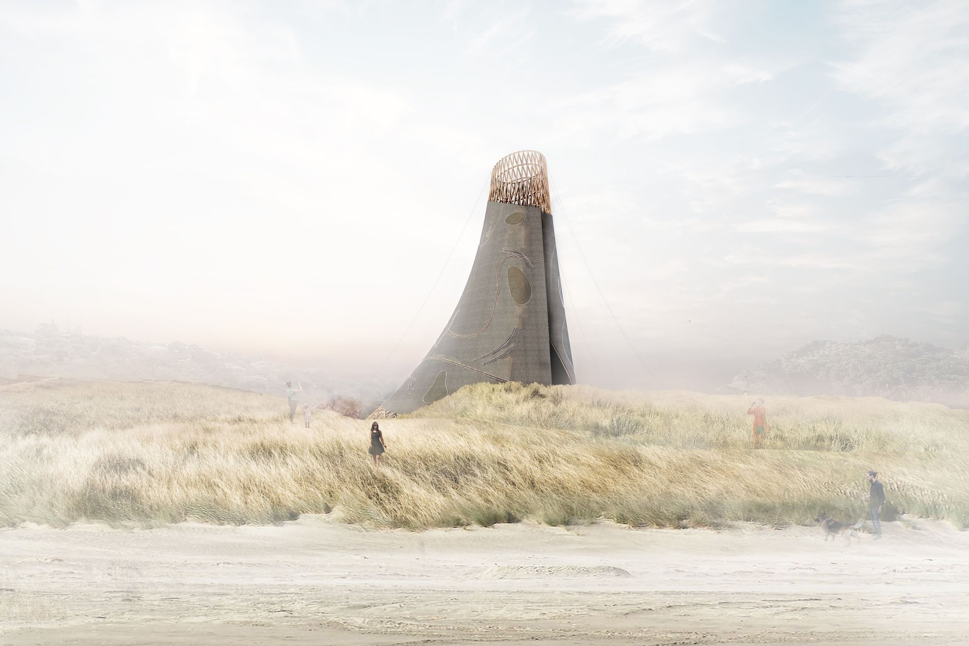 Tall Hut viewed from the foreshore at Matiatia, Waiheke Island