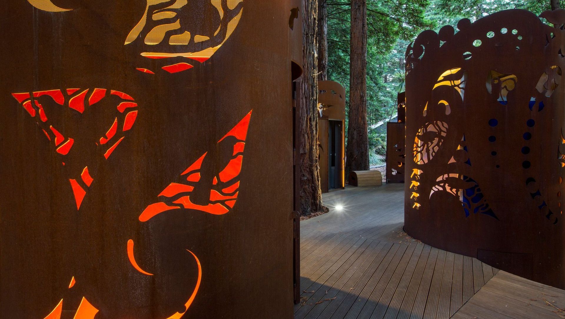 The Redwoods Toilets banner