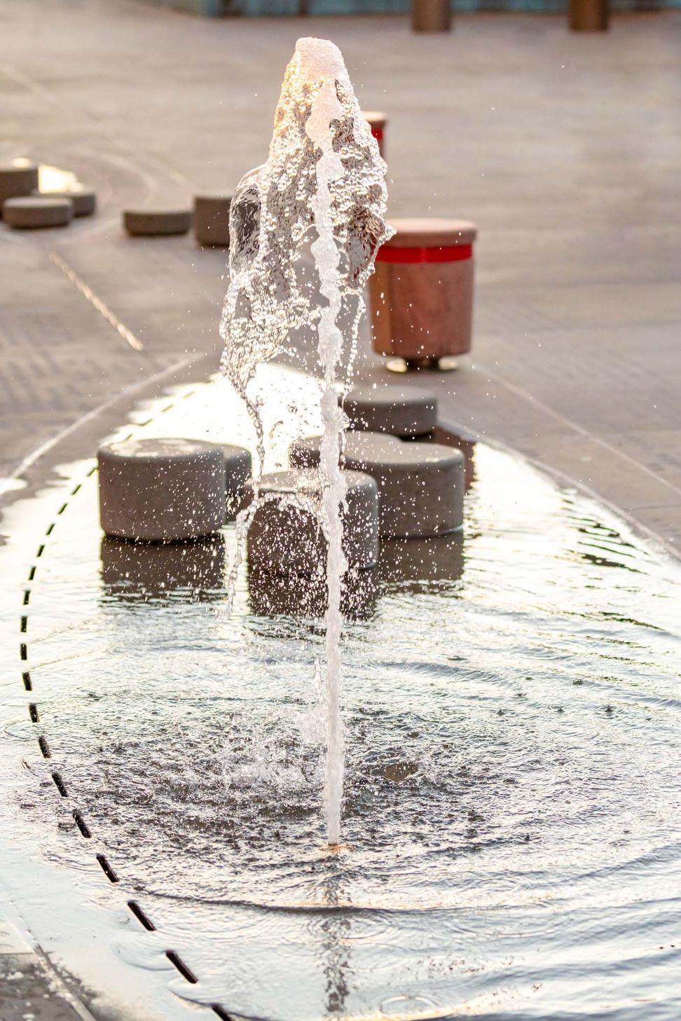 Jagas precast puddles and streetscape in Wynyard Quarter, Auckland