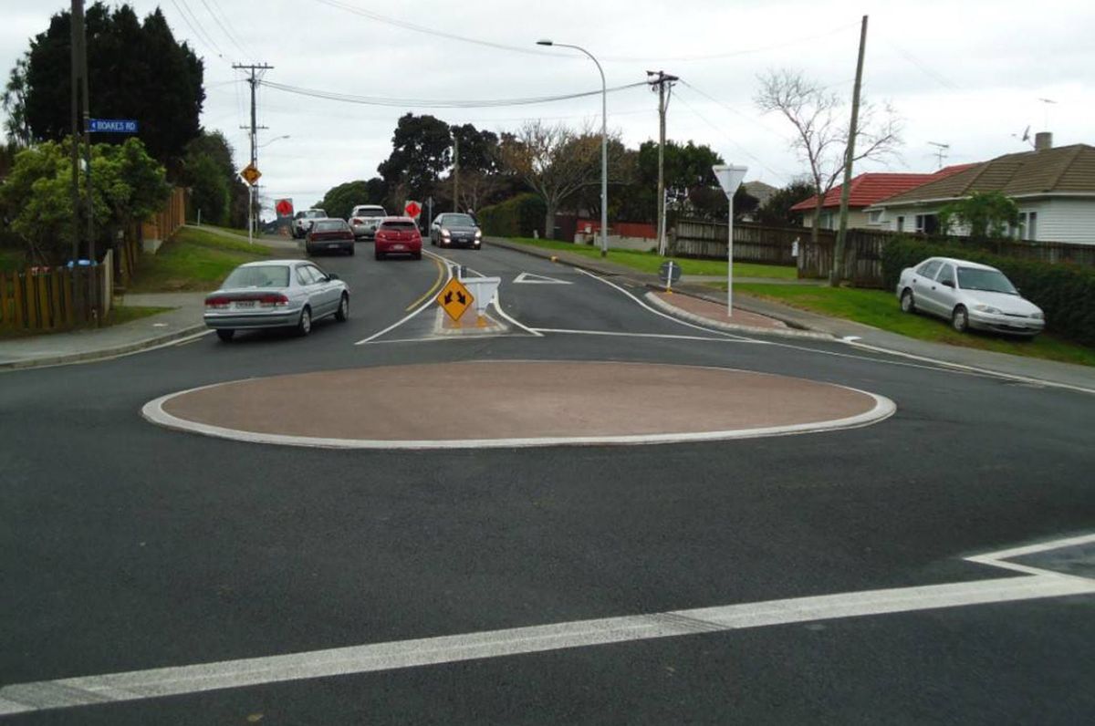 Traffic Islands - Mt Wellington