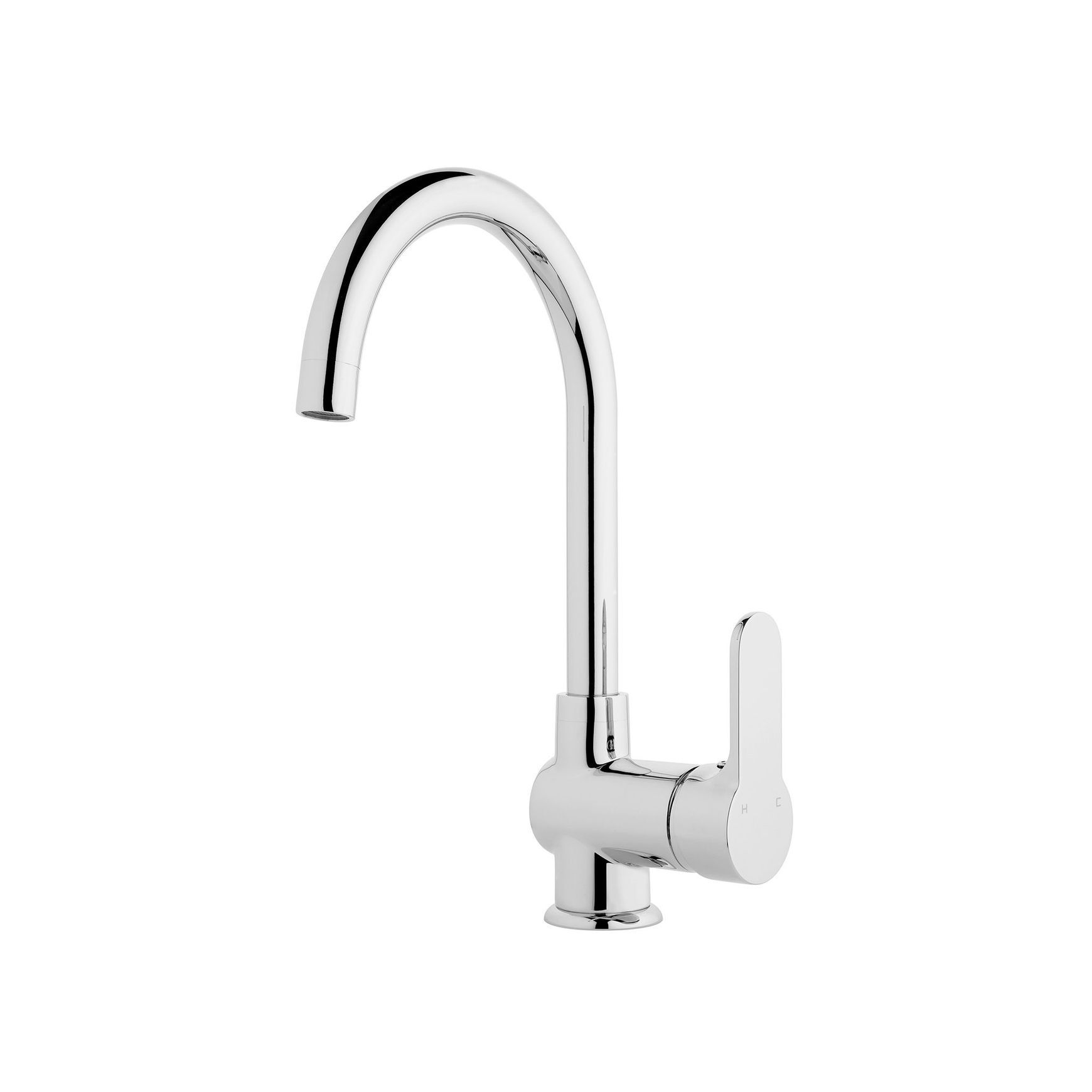 Voda Hi Rise Gooseneck Sink Mixer