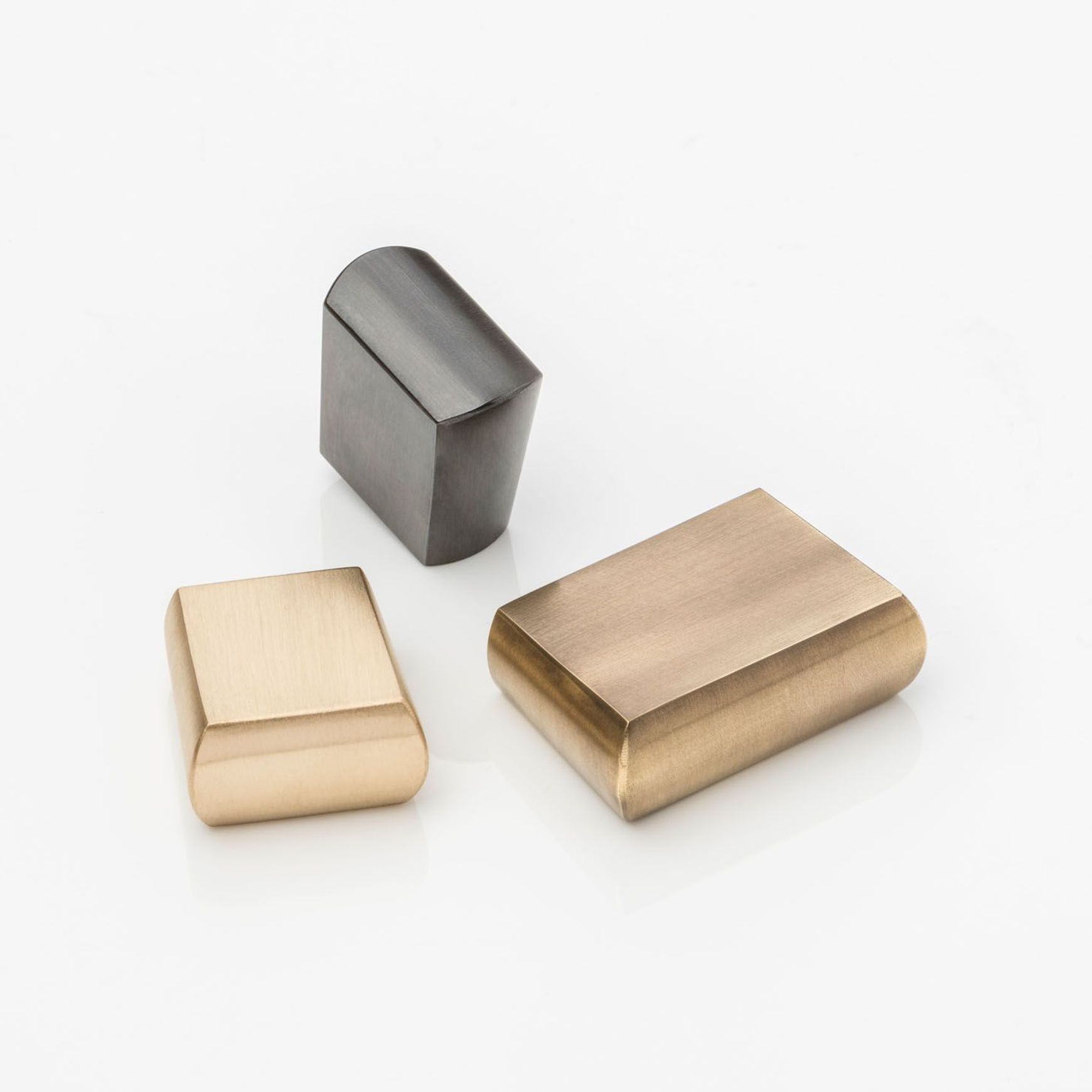 Joseph Giles Wedge Cabinet Pull Made from Solid Brass