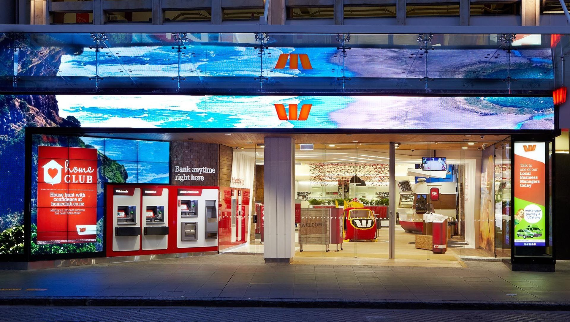 Westpac NZ national network banner