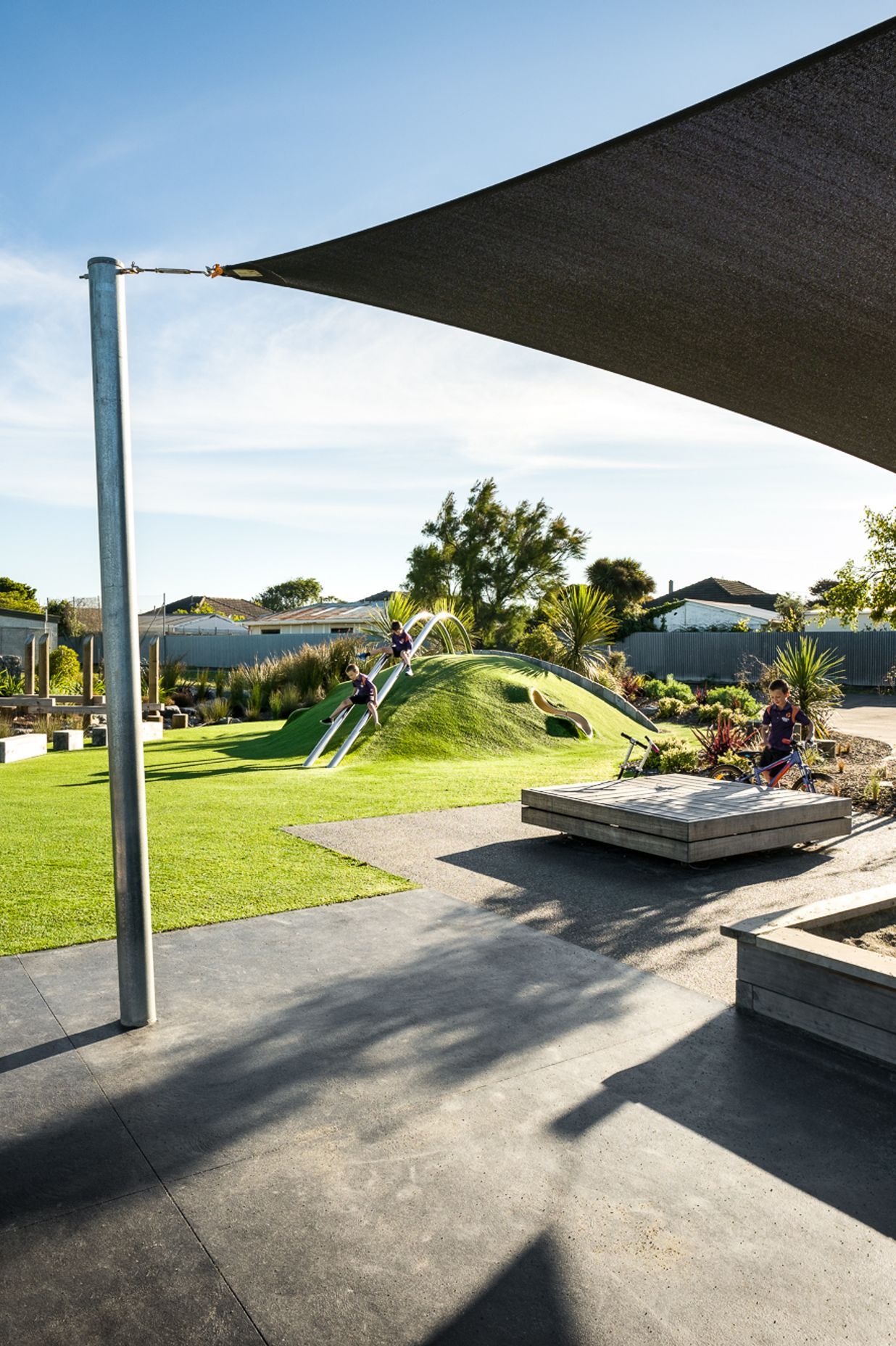 Rawhiti School, Christchurch<br />Design by Kamo Marsh Landscape Architects