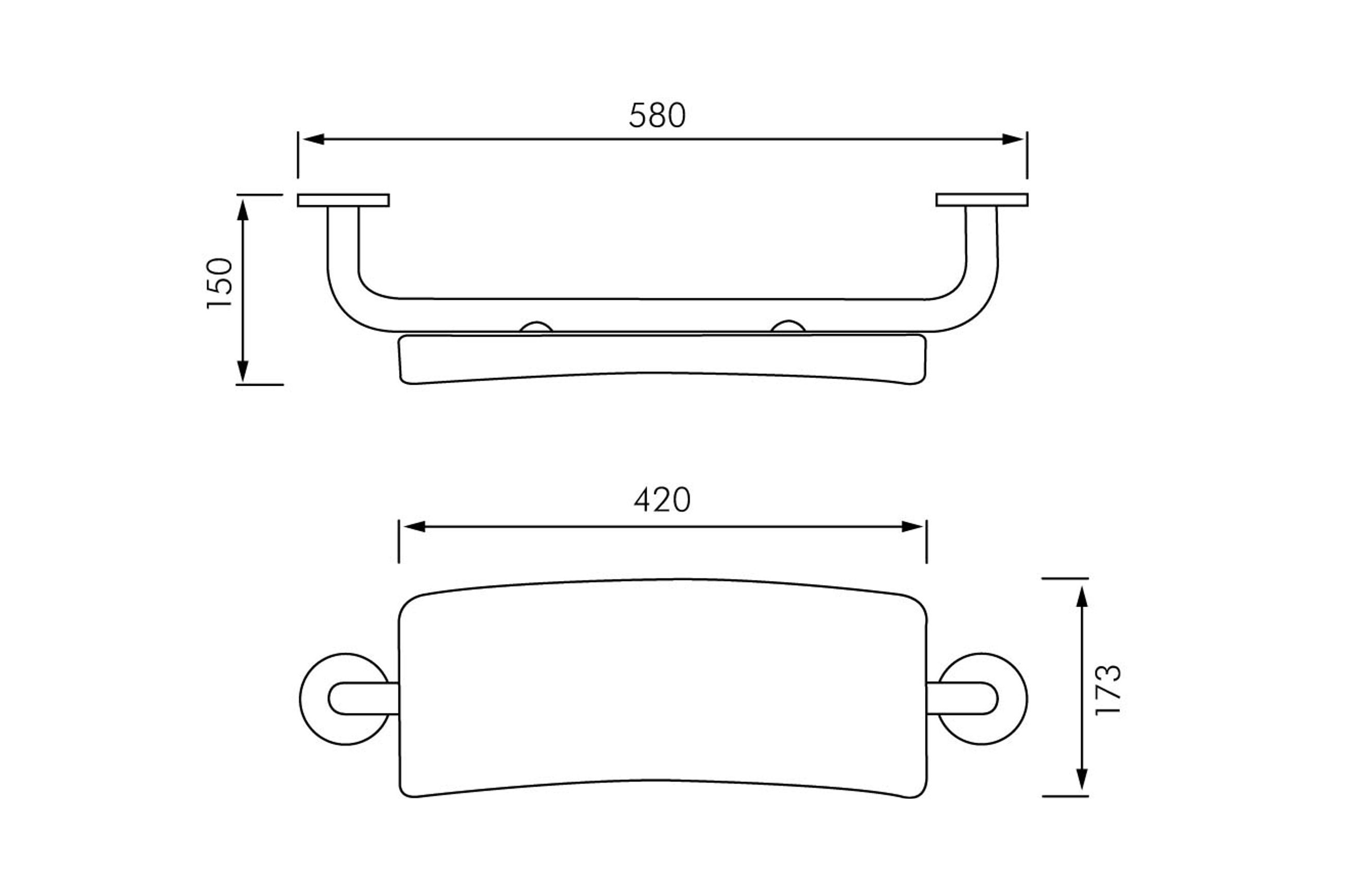 Comfort Backrest for Accessible Toilets