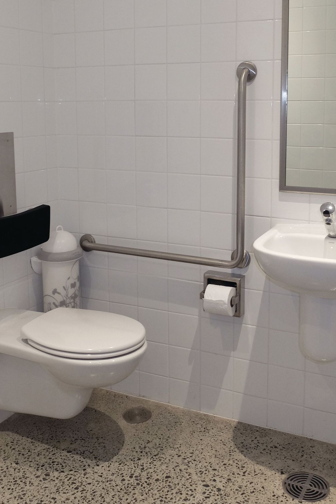 Comfort Backrest for Accessible Toilets