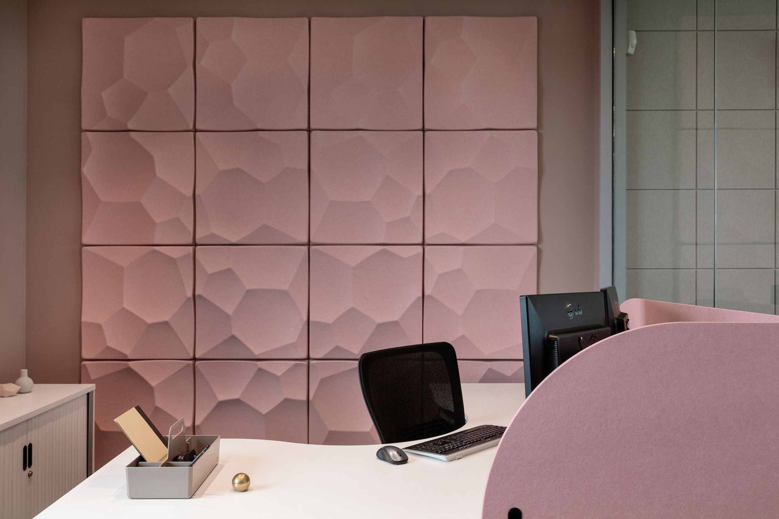 3D Acoustic Wall Tiles