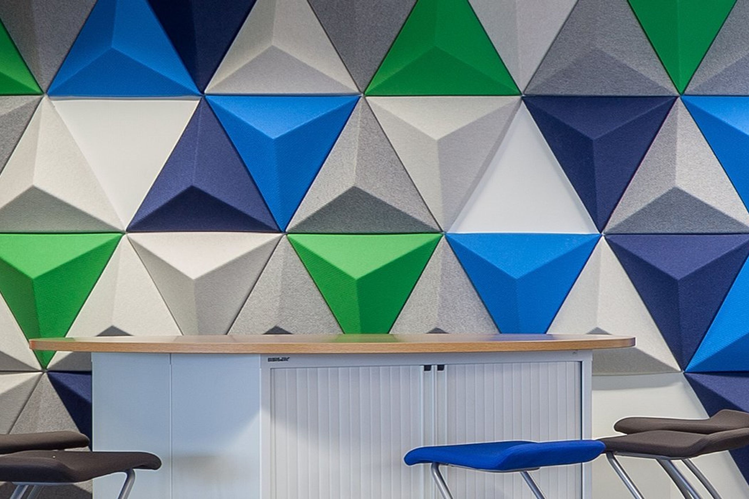 3D Acoustic Wall Tiles