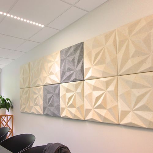 Floc 3D Wool Acoustic Tile