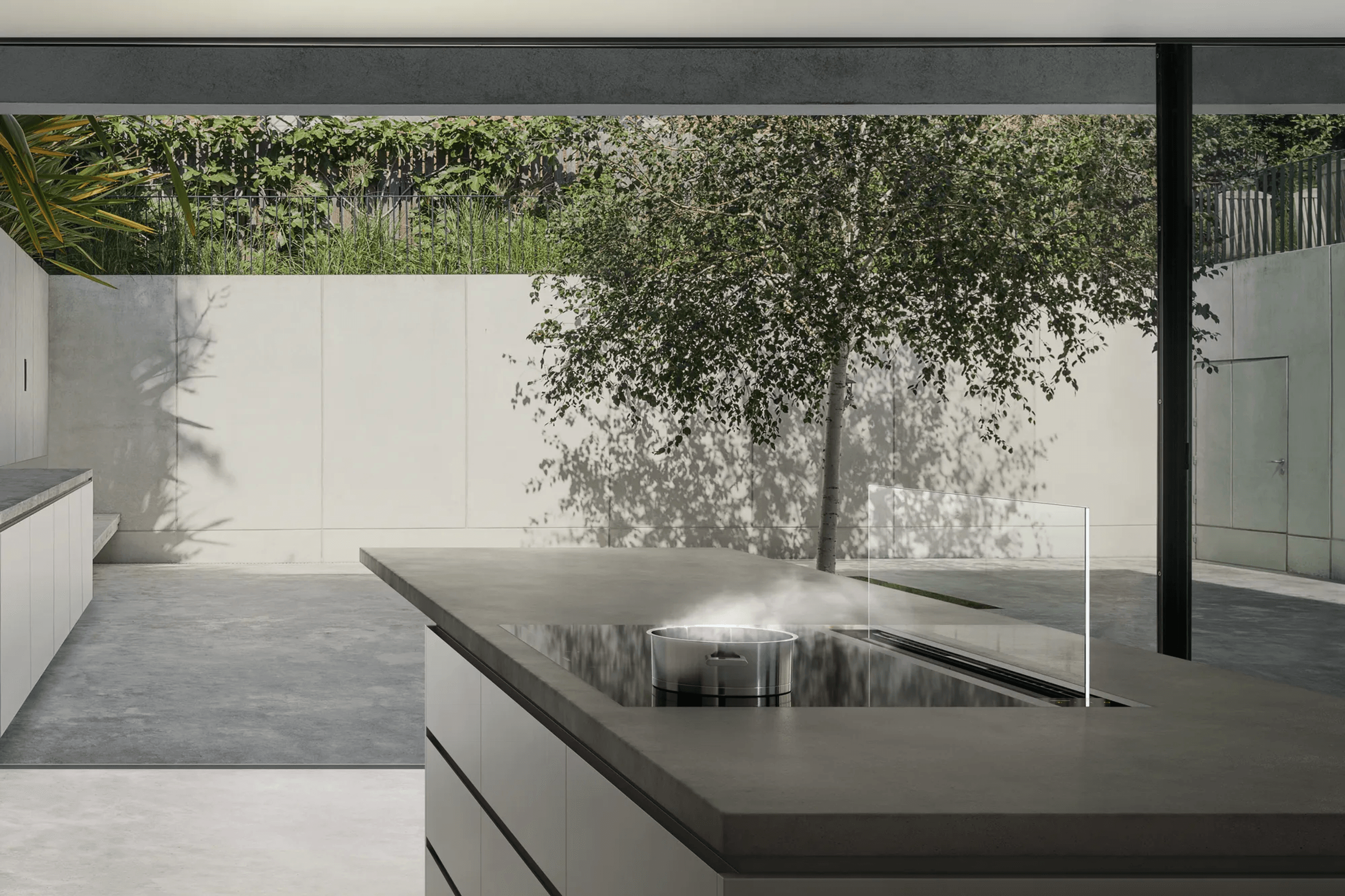 Gaggenau Downdraft Hood 200 Series Flush Install 90 cm
