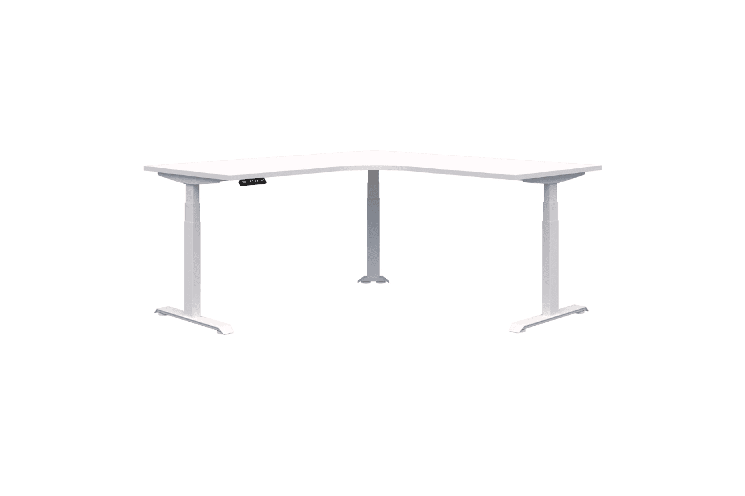 Summit II Electric 90° Corner Workstation Desk