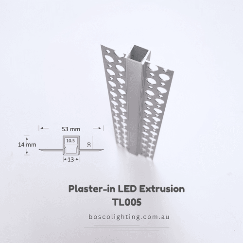TL005 Streamlined Trimless Extrusion - Reveal Bead LED