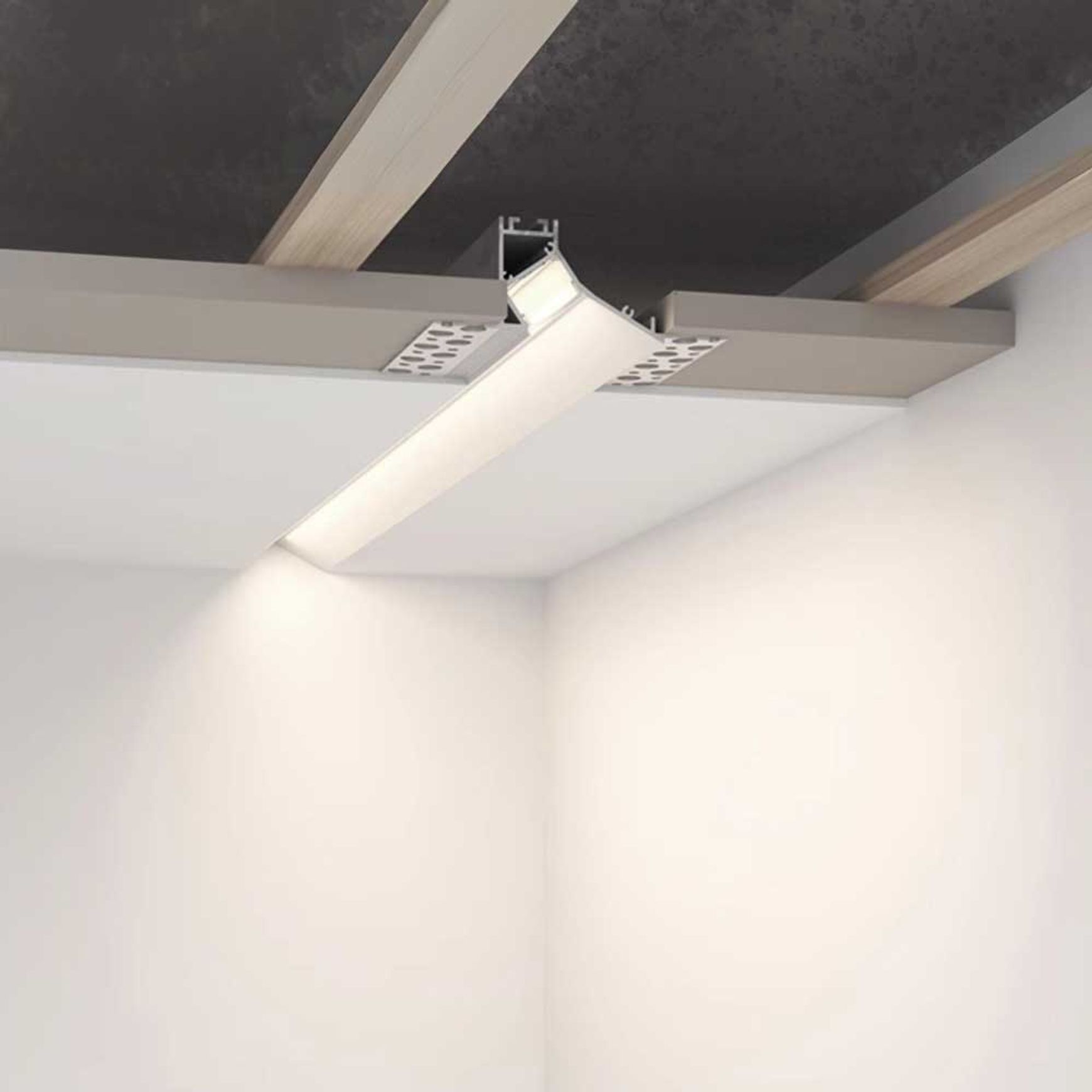 TL015 Wall Washer LED Profile Trimless for Cove Lightin