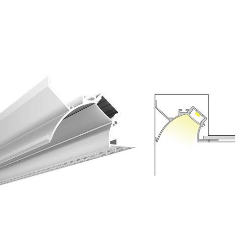 Indirect Trimless Lighting for Ceiling Cove