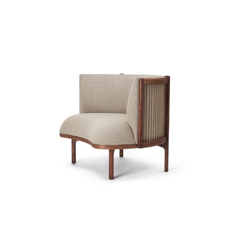 RF1904 Sideways Lounge Chair Walnut