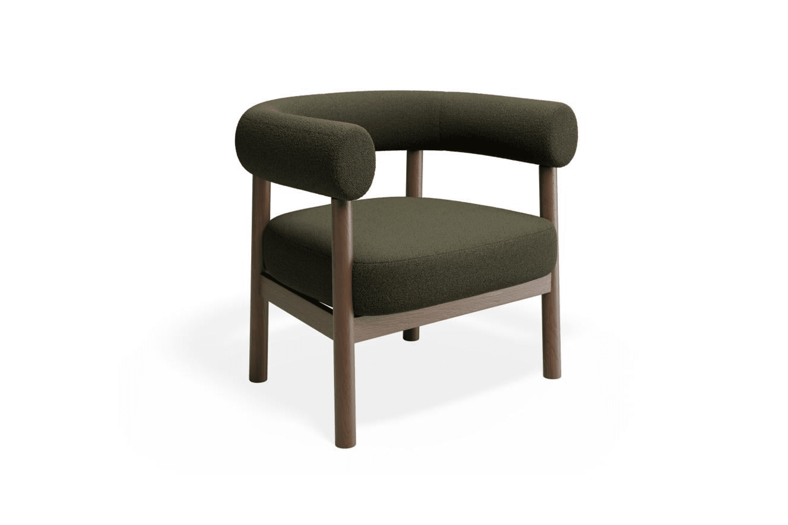 Marlowe Occasional Chair - Smoked Oak Legs