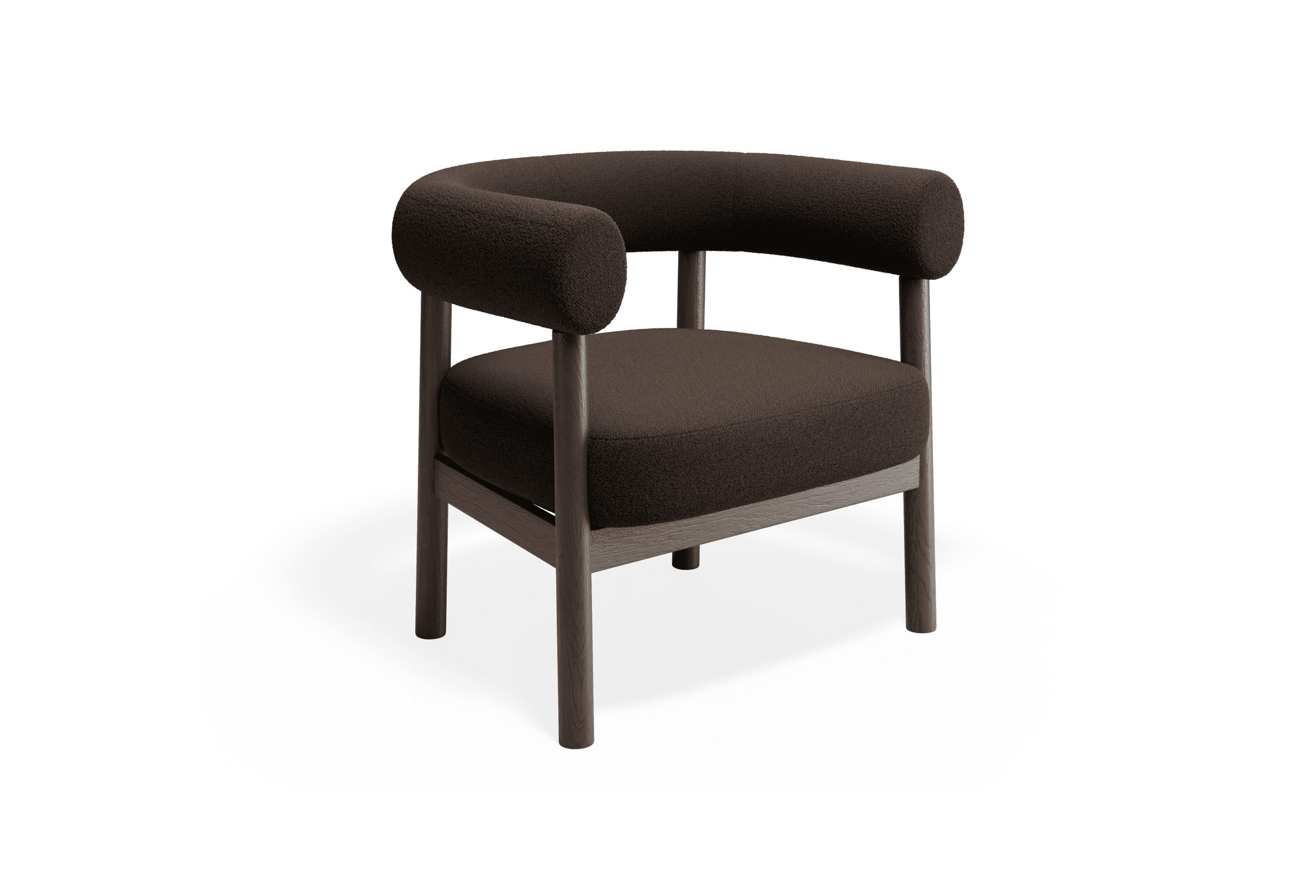 Marlowe Occasional Chair - Smoked Oak Legs