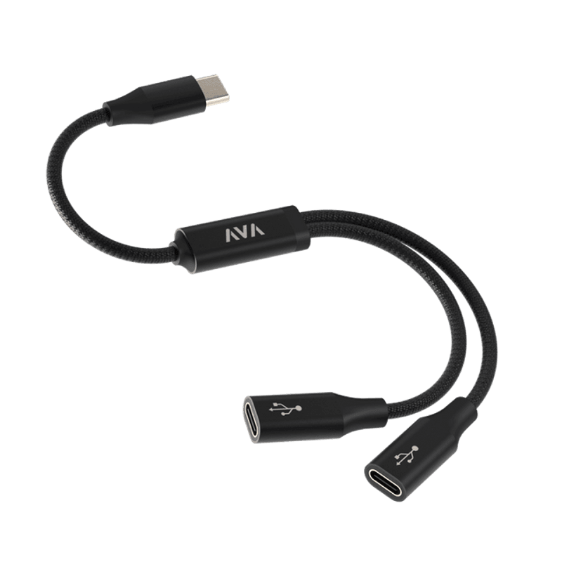 AVA Splitter Cable USB-C to 2x USB-C