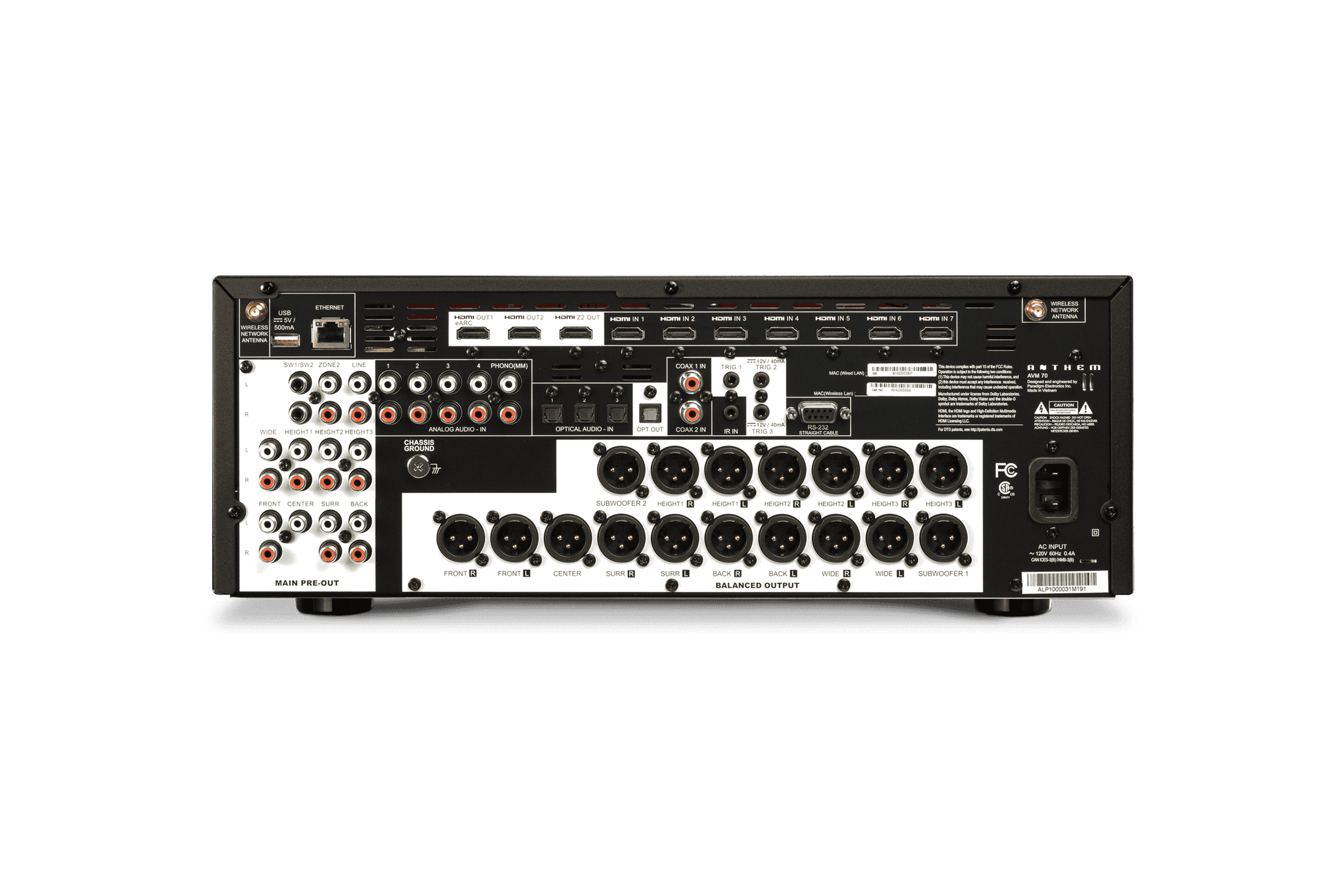 Anthem AV Processor AVM-70 Black