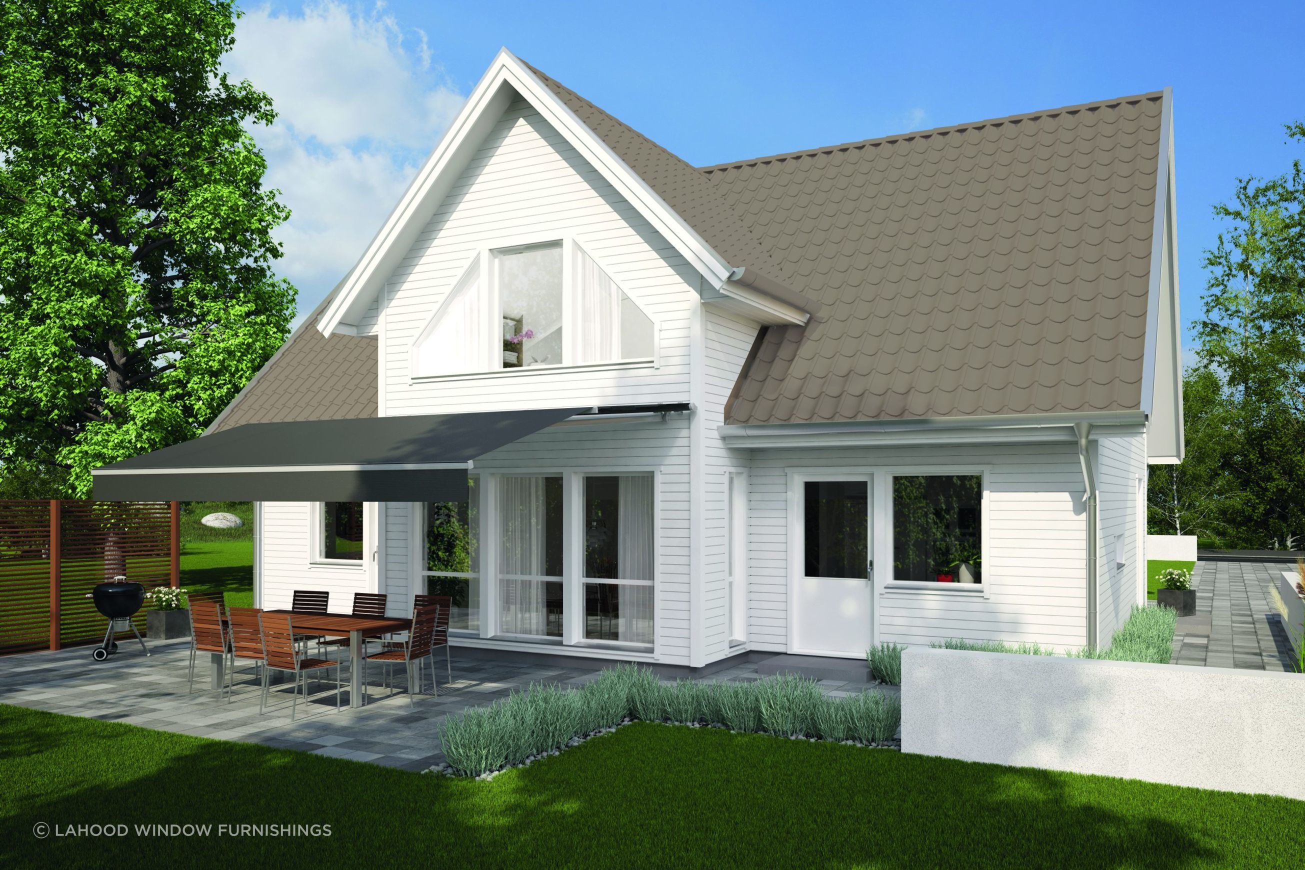Luxaflex Folding Arm Awnings from Lahood
