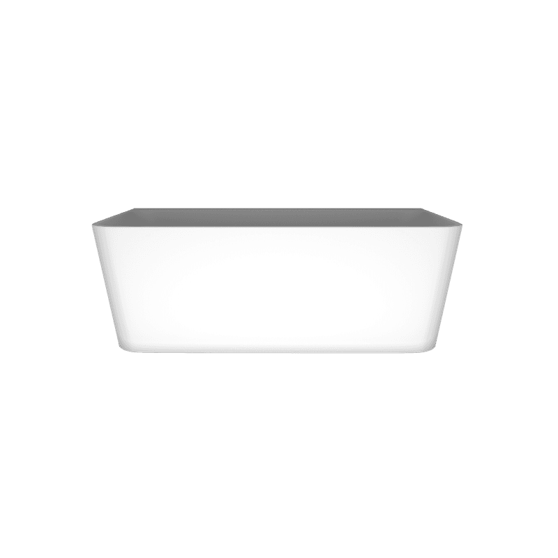 The Smith 1700mm Back To Wall Bath Matte White