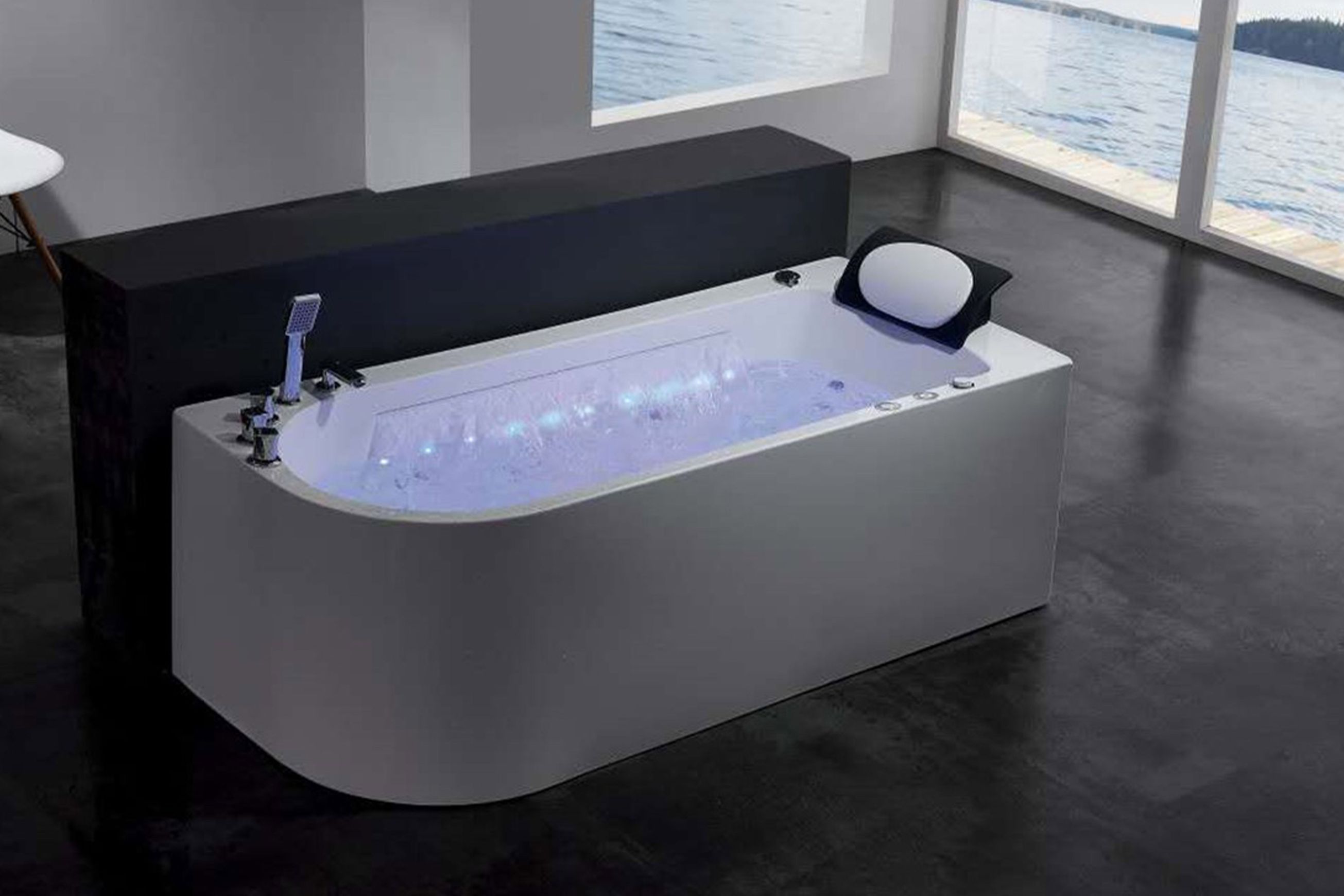 Unika Corner Left Back To Wall W/Overflow Bath Tub