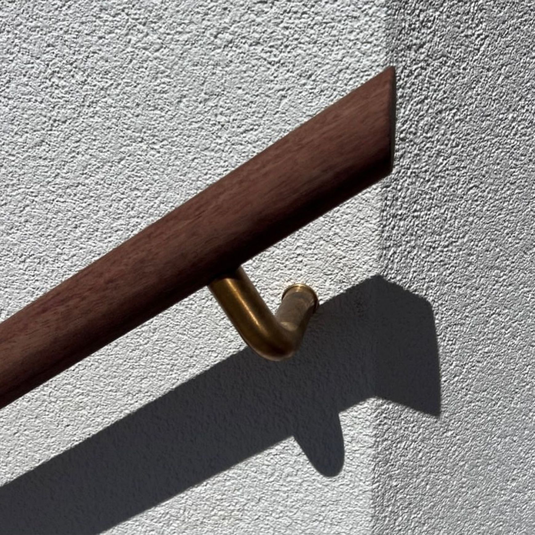 HB590 Plain Solid Bronze Stair Rail Bracket | Handrails