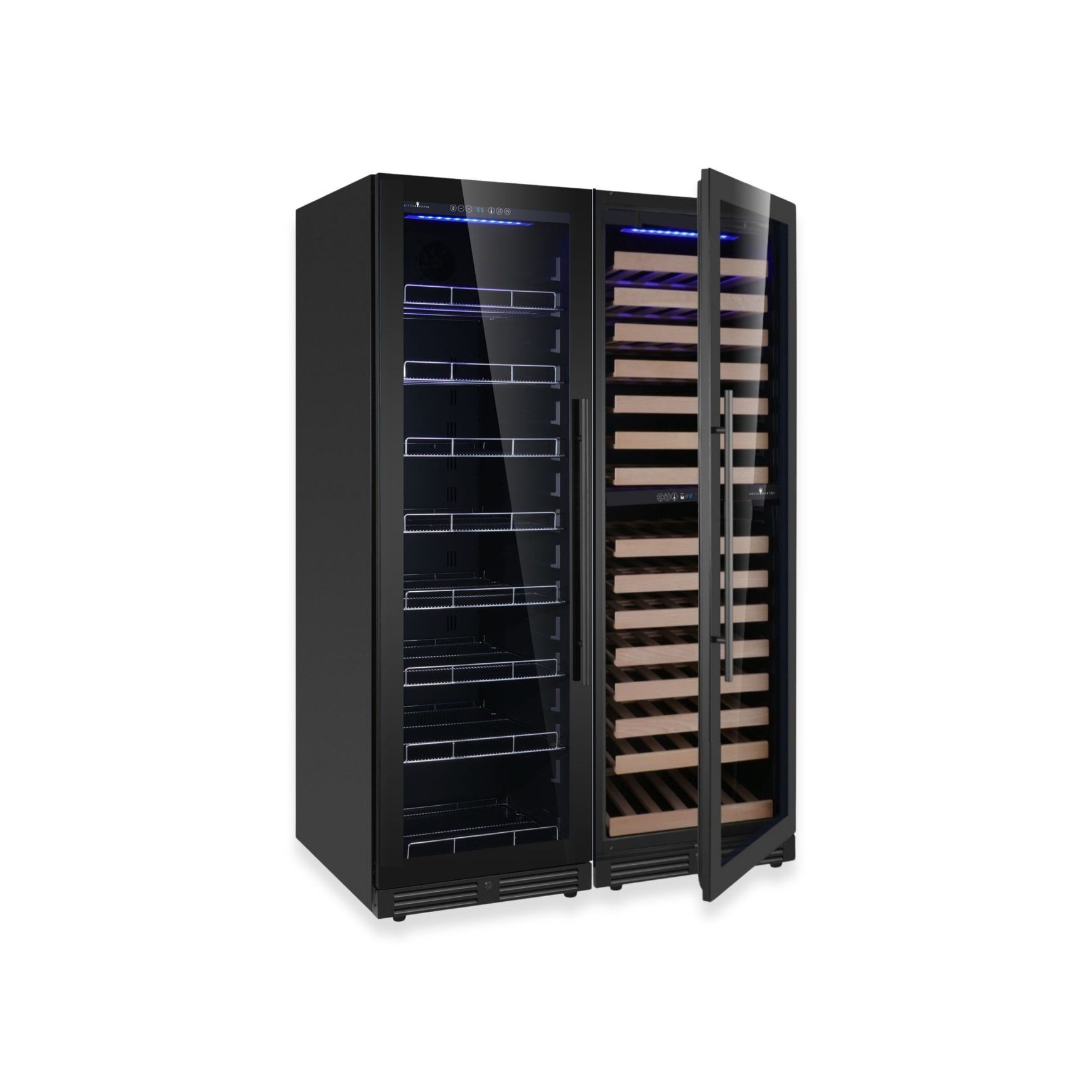 1800mm High Upright Wine & Beverage Fridge - 3 Zones