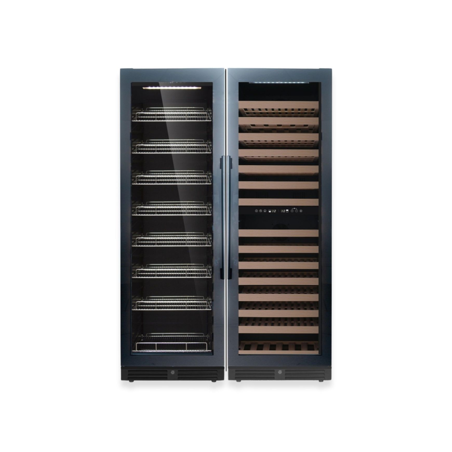 1800mm High Upright Wine & Beverage Fridge - 3 Zones