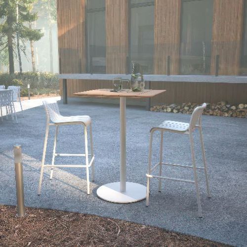 Roku Outdoor High Bar Teak Table