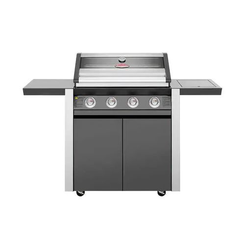 BeefEater 1600 Series Dark BBQ & Trolley with Side Burner
