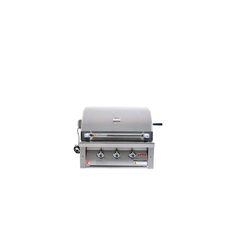 Grandfire Deluxe 30" Gas BBQ Head Unit | For In-Build