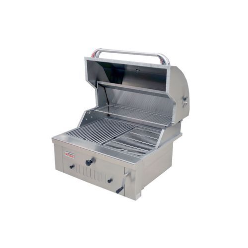 Grandfire Deluxe 30" Built In SS Charcoal BBQ