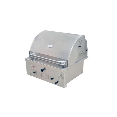 Grandfire Deluxe 30" Built In SS Charcoal BBQ