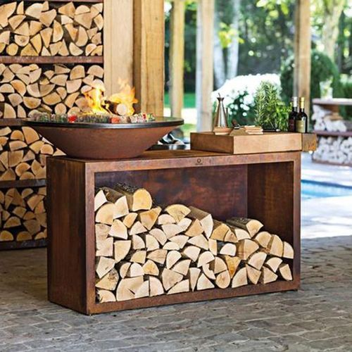 OFYR Island Corten 100 | Outdoor Cooking Unit