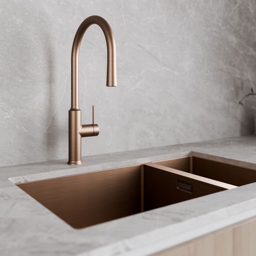 Nature Piper Pull Down Sink Mixer | Textured Handle