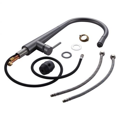 Pull Out Kitchen Mixer Gunmetal