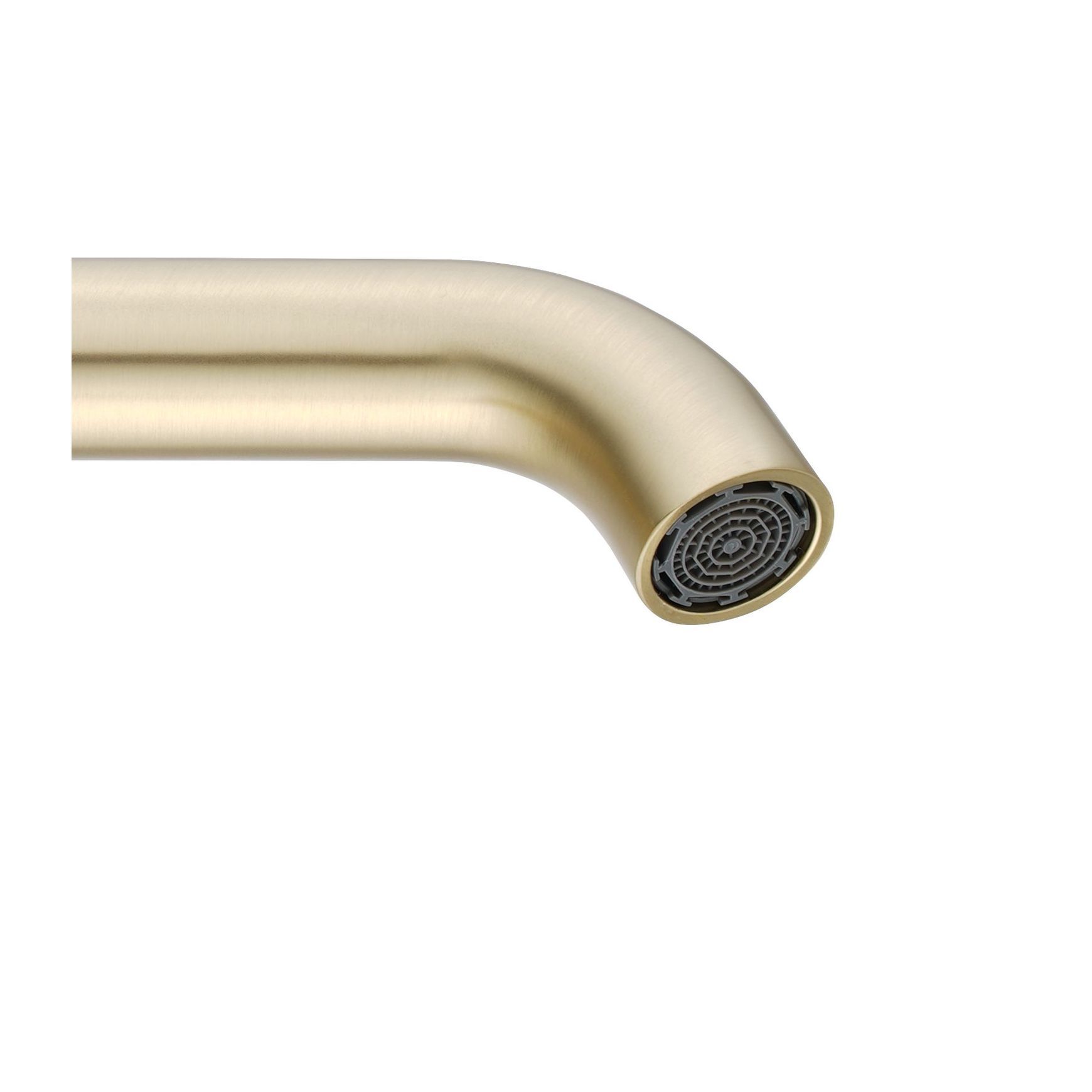 Lucid Pin Tall Basin Mixer Light Brushed Brass