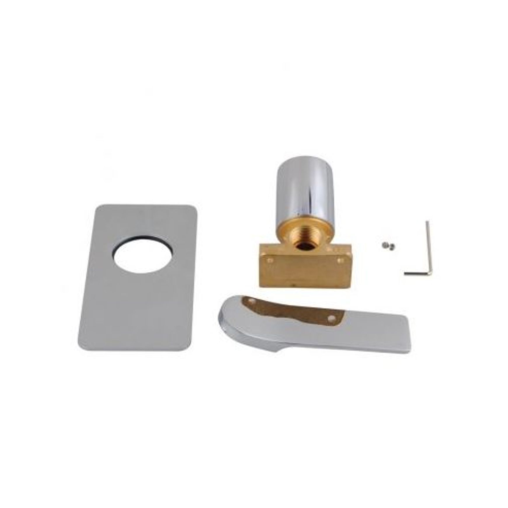 Rushy Wall Mixer Chrome