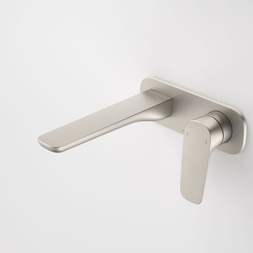 Contura II Wall Basin/Bath Mixer 180mm | Brushed Nickel